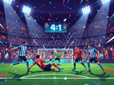 porto dominates benfica 4 1 title race explodes